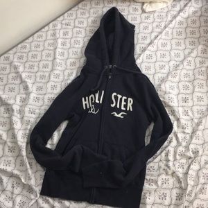 Hollister zip up sweater